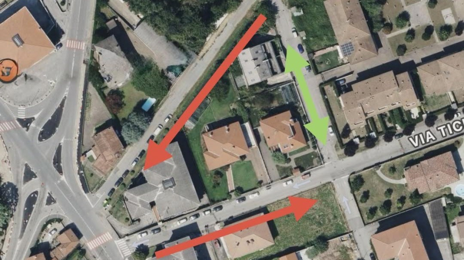 Cerano, nuova viabilità in via Don Guanella e via Ticino